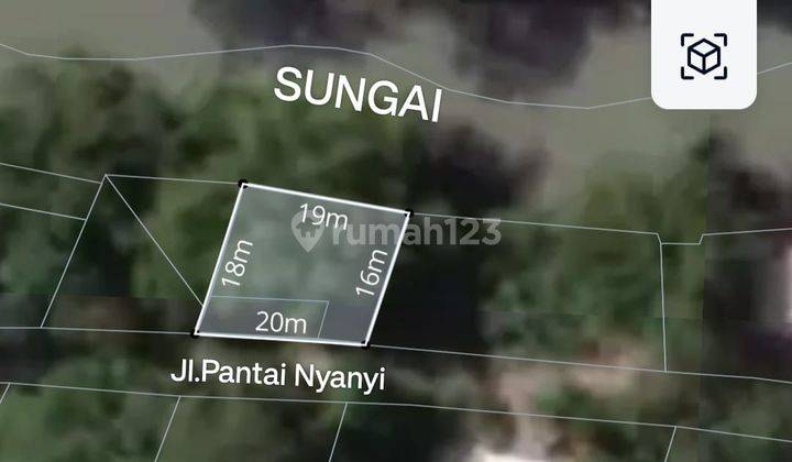 TOP URGENT DI JUAL TANAH VIEW SUNGAI LOKASI NYANYI BERABAN KEDIRI TABANAN  
 1