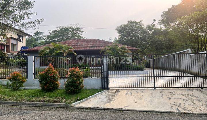 Dijual Tanah Berikut Rumah Kayu Hadap Green Area View Bukit 2