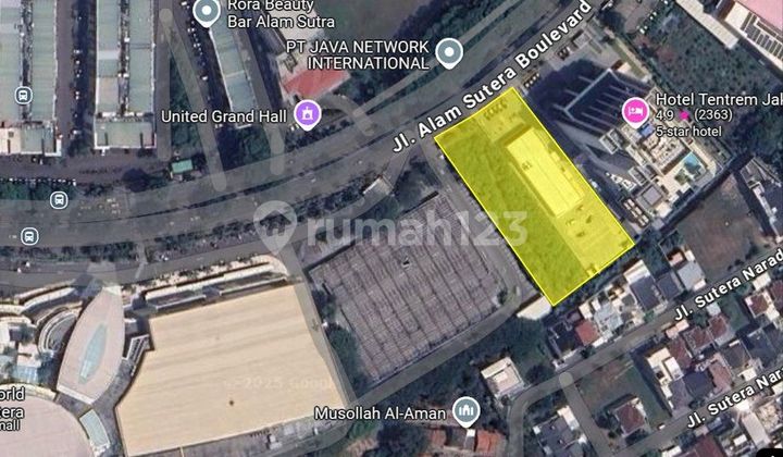 Tanah Strategis Dijantung Alam Sutra di Alam Sutera