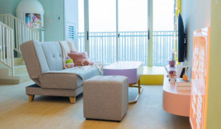 Apartemen Neo Soho/Bagus/Korean Style Furniture & Colourful/1br/  2