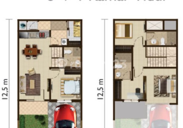 Rumah 6x12,5 75m Pik 2 Cluster River Side Riverside Pik2 Murah 2