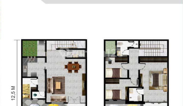 Rumah 8x12,5 100m Cluster Arcadia Pik2 Siap Huni 2 Lantai Murah 2