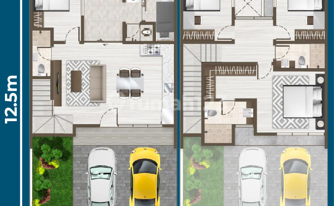 Rumah 8x12,5 100m Cluster Denver Pik2 Siap Huni 2 Lantai Murah 2