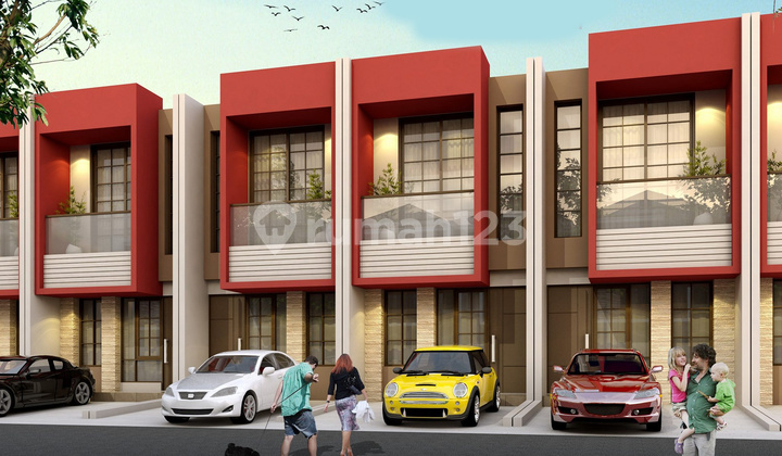 Rumah 4x15 60m 2 Lantai Cluster Miami Pik2 Siap Huni Bisa Kpr