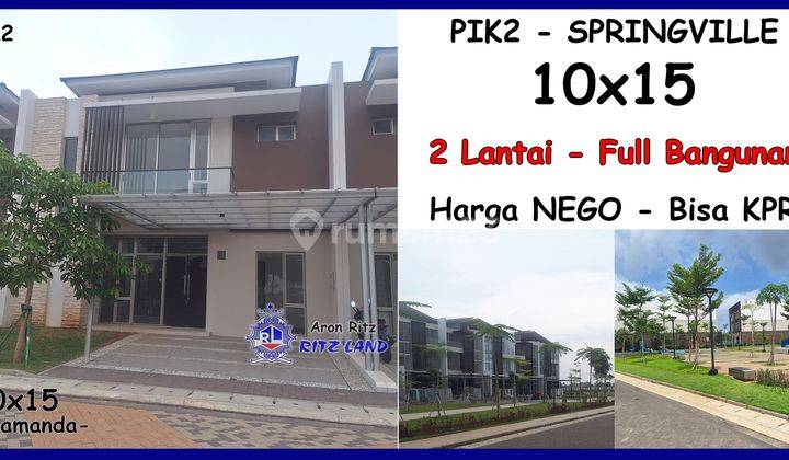 Rumah 10x15 2lt Pik2 Springville Cluster Danau Harga Nego Bisa Kpr Spring Ville Pik 2 1