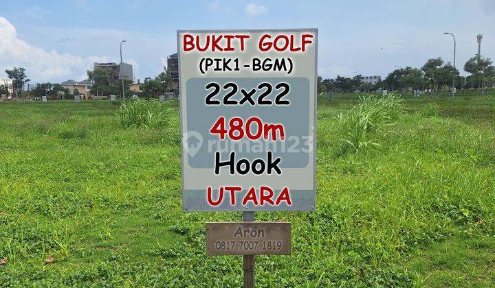 Kavling Bukit Golf Mediterania . Bgm Pik1 480m 22x22 . Huk Taman, Utara, Murah, Jual Cepat Tanah Hunian Pantai Indah Kapuk 1 1