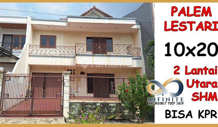 Rumah Taman Palem Lestari 10x20 2 lantai Utara . Jarang ada . SHM 1