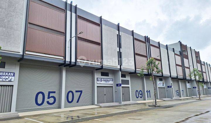 Bisa KREDIT KPG / CICILAN . Gudang baru 9x42,5 FULL BANGUNAN + 4 Lantai KANTOR . Lokasi Sebelah Airport . Kawasan Pergudangan Duta Indah Starhub . Daan Mogot 2