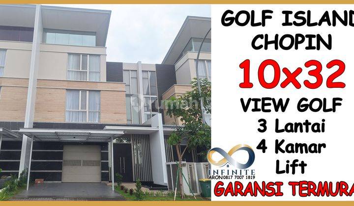 Rumah Mewah Pik 10x32 3lt View Golf . Chopin Golf Island Termurah 1