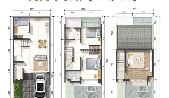 Baru Rumah Citra Garden 8 Lavia Living 5x12 3 Lt . Bisa Kpr Cicil 2