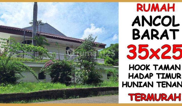 Rumah Ancol Barat 35x25 Hitung Tanah . Harga Termurah . Hadap Timur . Samping Taman . Serius Jual Cepat 1