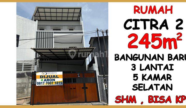 Rumah Baru Citra Garden 2 . Minimalis 3 Lantai . Siap Huni . Harga Nego Bisa Kpr 1