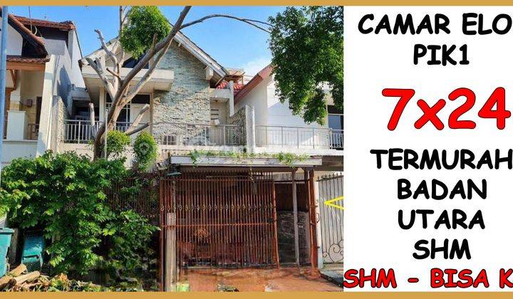 TERMURAH Rumah PIK 7x24 Utara Badan Hitung Tanah . SHM Bisa KPR 1