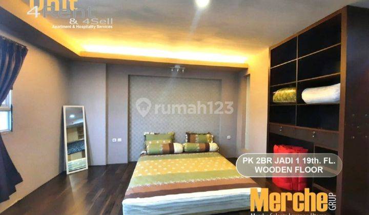 PUNCAK KERTAJAYA 2 BR jadi 1BR di Lantai 19 1