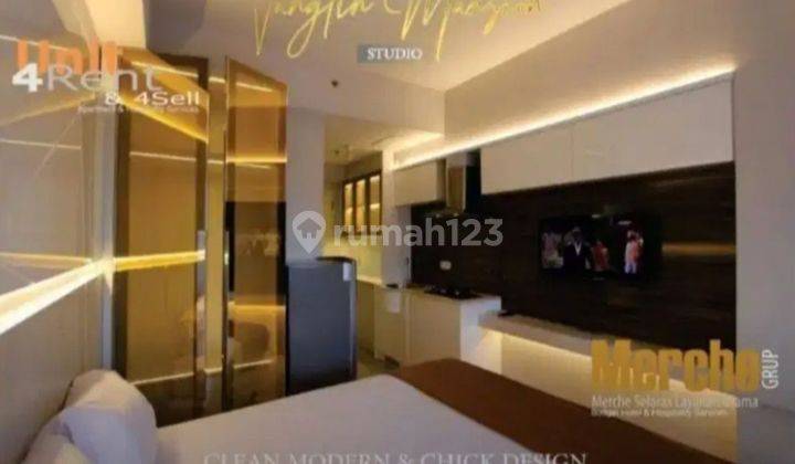 Anti Gempa Tanglin Studio Lt.02 Pool View Full Furnished 1