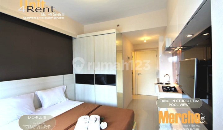 Anti Gempa Tanglin Mansion Studio Apartment Furnished Super Chic  2