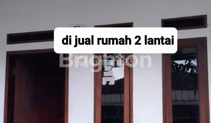 Rumah bangunan baru  terdiri dr 2 lantai tengah kota akses jalan hanya motor. 1