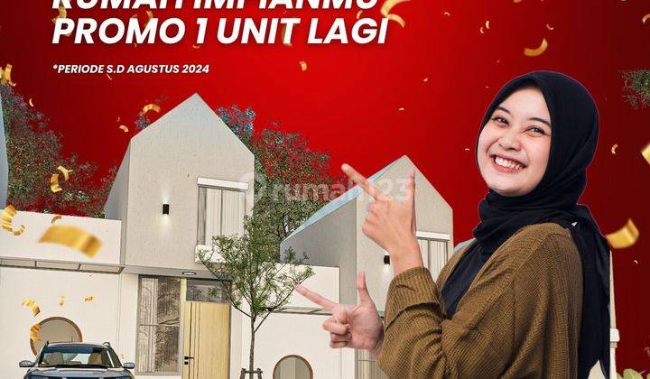 Rumah Free Design Dengan Pemandangan City View di Cihanjuang 1