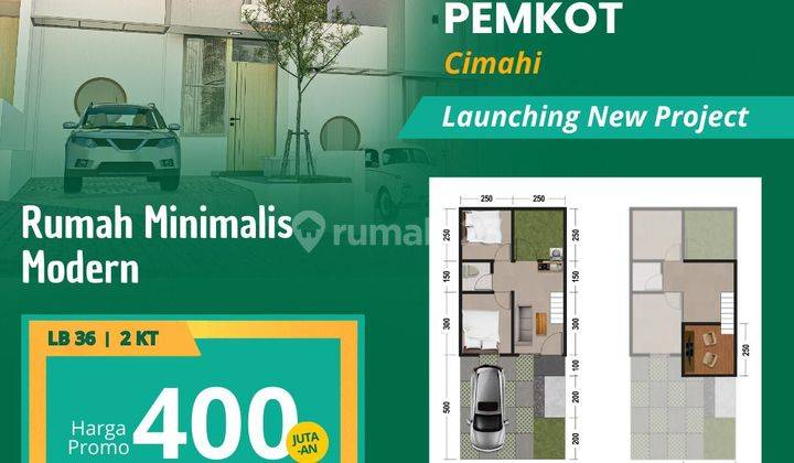 Rumah Cantik Design Terbaik Dekat Pemkot Cimahi Asyik  1