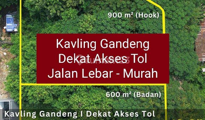 Tanah Kavling Gandeng Siap Bangun Dekat Akses Tol 1