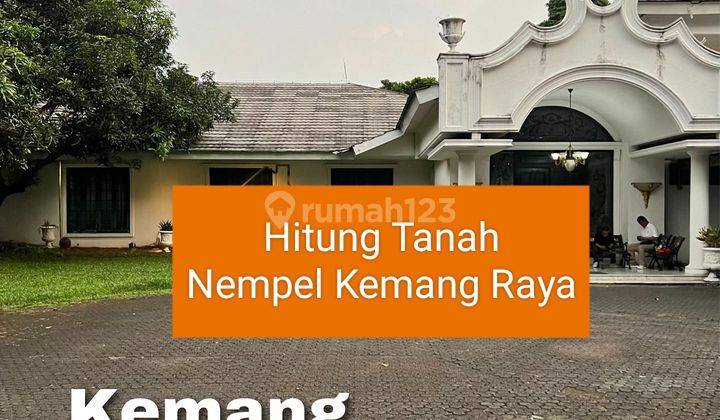 Turun Harga! Rumah Lama Hitung Tanah Lokasi Nempel Kemang Raya 1