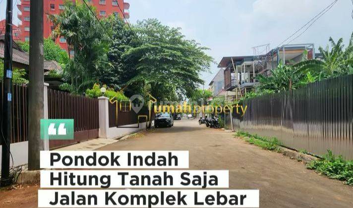 Barang Langka! Murah Rumah Lama Hitung Tanah Dalam Komplek 1