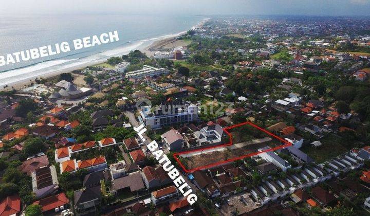 Tanah dekat Pantai Berawa - Seminyak, akses jalan utama 1