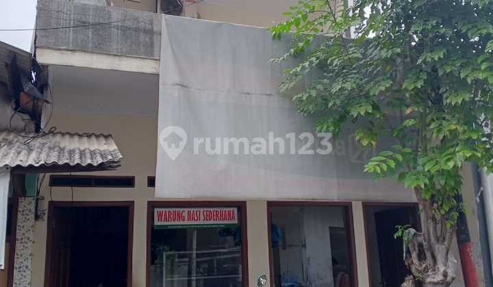 Rumah Dijual Murah Aktif Usaha Warung Nasi Ciracas Jakarta Timur