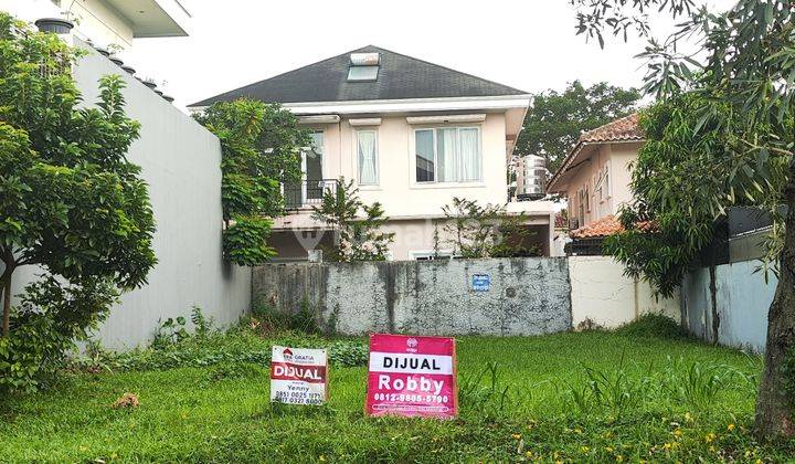 tampak depan dijual cepat kavling istimewa taman