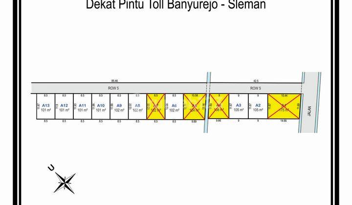 Tanah SHM Akses Jalan Raya Lokasi Strategis Tempel Sleman Jogja 2