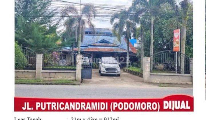 DIJUAL TANAH SERTA BANGUNAN TEPI JL. PODOMORO PONTIANAK 1