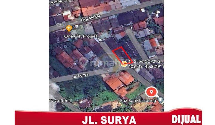 DIJUAL TANAH LOKASI PREMIUM JALAN SURYA  1