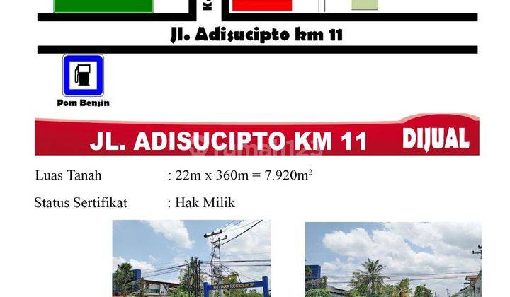 TANAH STRATEGIS TEPI JALAN ADISUCIPTO 2