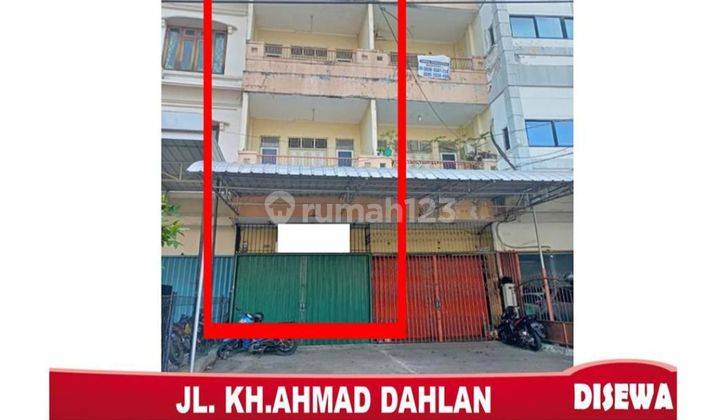 DISEWAKAN RUKO TEPI JALAN KH DAHLAN, STRATEGIS, SIAP USAHA 1