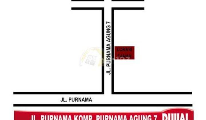 DIJUAL TANAH JALAN PURNAMA AGUNG7 1