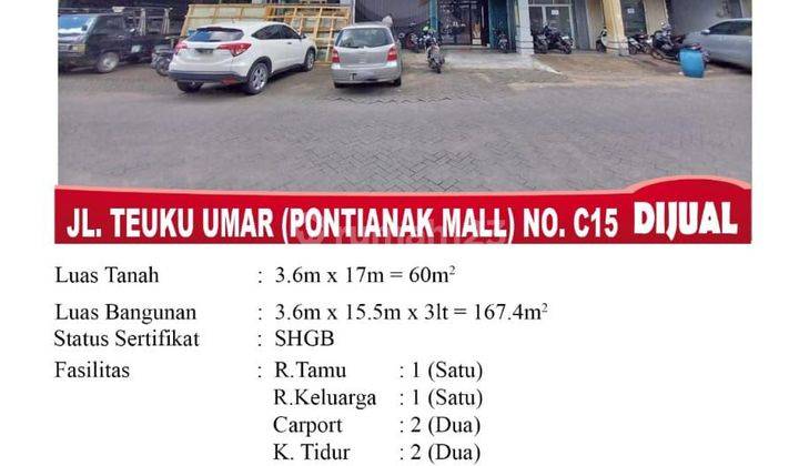 DIJUAL RUKO SIAP USAHA PONTIANAK MAL  2