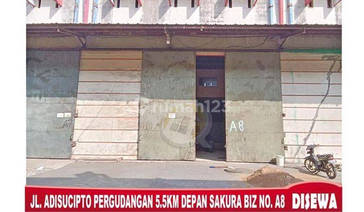 DISEWAKAN GUDANG DEPAN SAKURA BIZZ JL. ADISUCIPTO 1