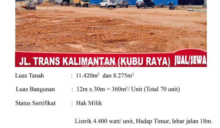 DIJUAL PERGUDANGAN SIAP PAKAI JALAN TRANSKALIMANTAN, AKSES KONTAINER 2