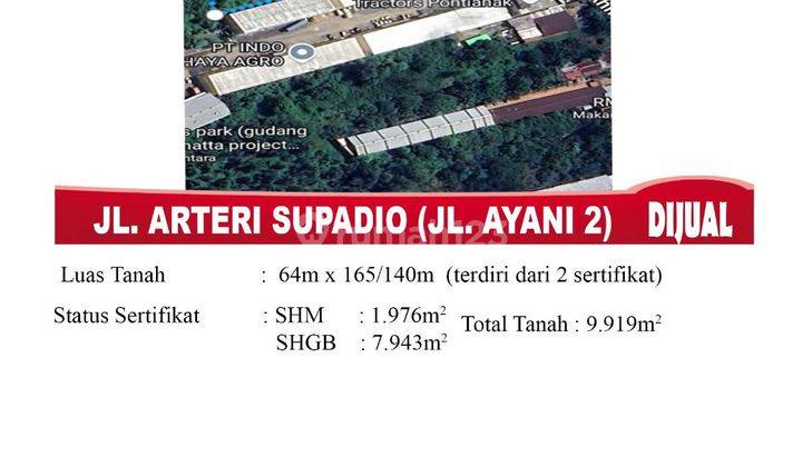 Dijual Tanah Tepi Jl. Ayani2 (samping Gudang Bisspark) Strategis, Siap Bangun 2