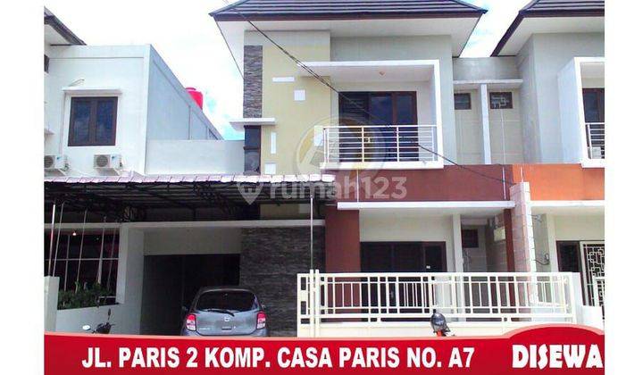 Disewakan Rumah Rapi Siap Huni Jl. Paris2  2lantai 1