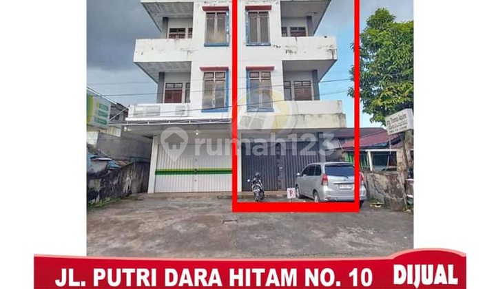 Dijual Ruko Strategis Jl. Putri Dara Hitam, Siap U Usaha