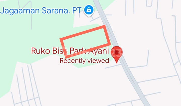 Dijual Tanah Tepi Jl. Ayani2 (samping Gudang Bisspark) Strategis, Siap Bangun 2