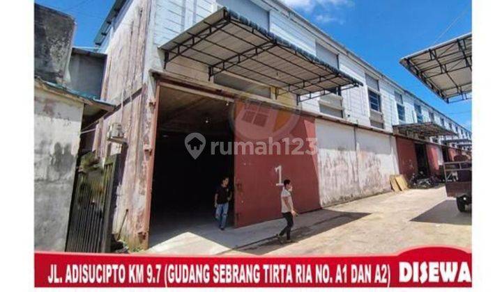 DISEWAKAN GUDANG UK 784 M2 AKSES KONTAINER JL. ADISUCIPTO, SIAP PAKAI 1