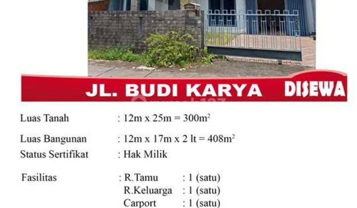 Disewakan Rumah Jl.budi Karya, 4 Kamar Semi Furnish  2