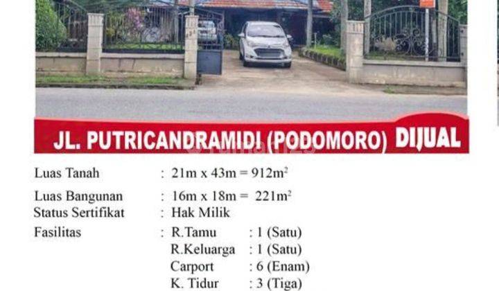 DIJUAL TANAH SERTA BANGUNAN TEPI JL. PODOMORO PONTIANAK 2