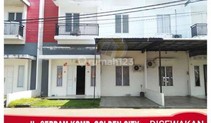 DISEWAKAN RUMAH 2 LANTAI ,SIAP HUNI JL. SERDAM 1