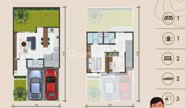 Rumah 2 Lantai Baru di Royal Vasa, Batam Center, Batam 2