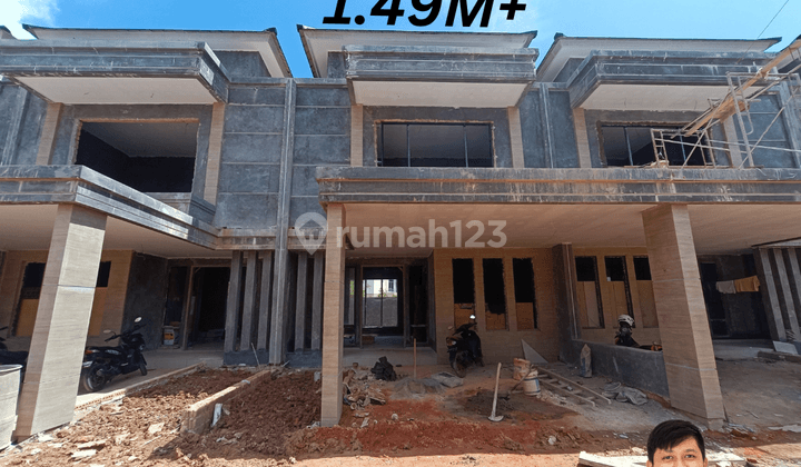 Rumah 2 Lantai Baru Unfurnished HGB di Perumahan Evergreen 1