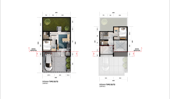 Rumah Bagus Unfurnished HGB Bengkong, Batam 2
