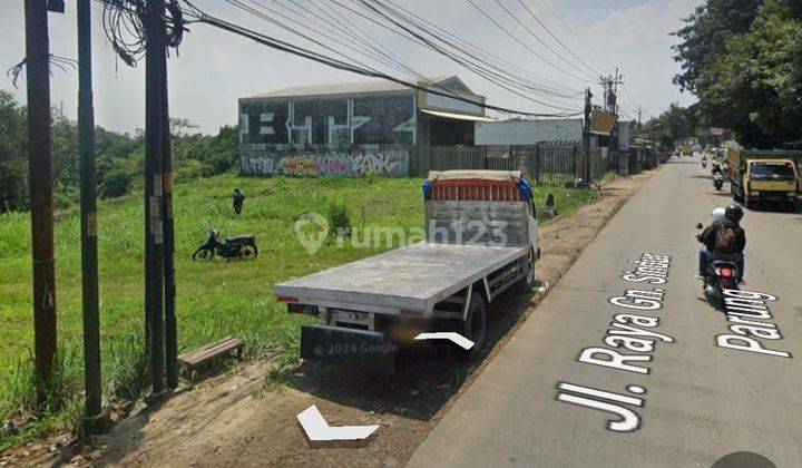 Dijual Tanah di Jalan Utama Parung Bogor  2